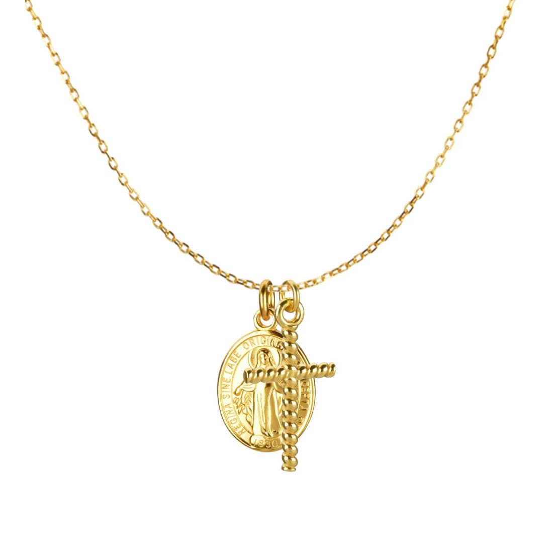 Crosses: Gold Cross Pendant Necklace – Azure Chic jewellery