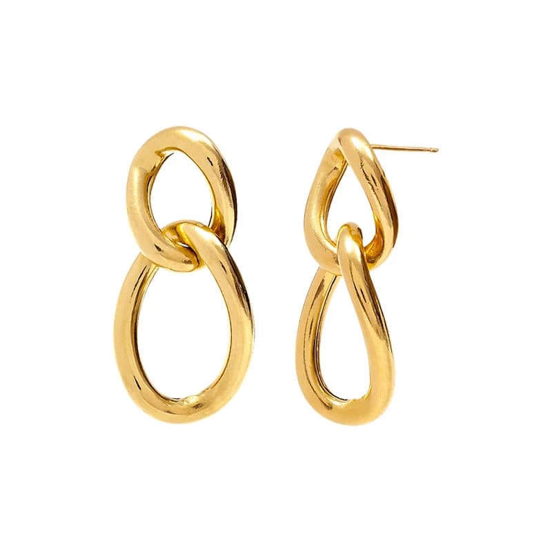 Loop Gold Earrings – Azure Chic jewellery
