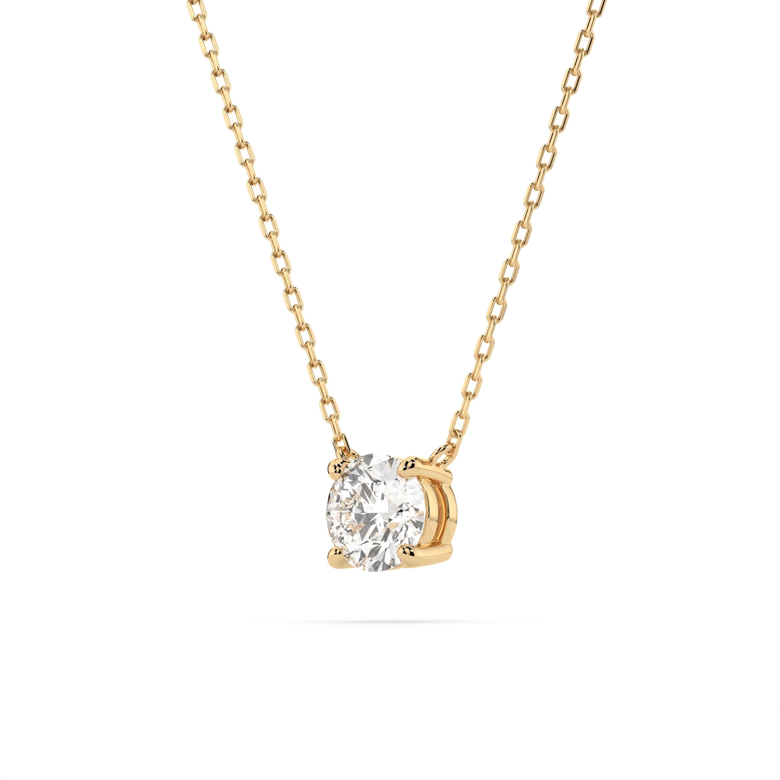 Kyra 0.50 ct Floating Diamond Solitaire Necklace, second view – Azure Chic fine jewellery
