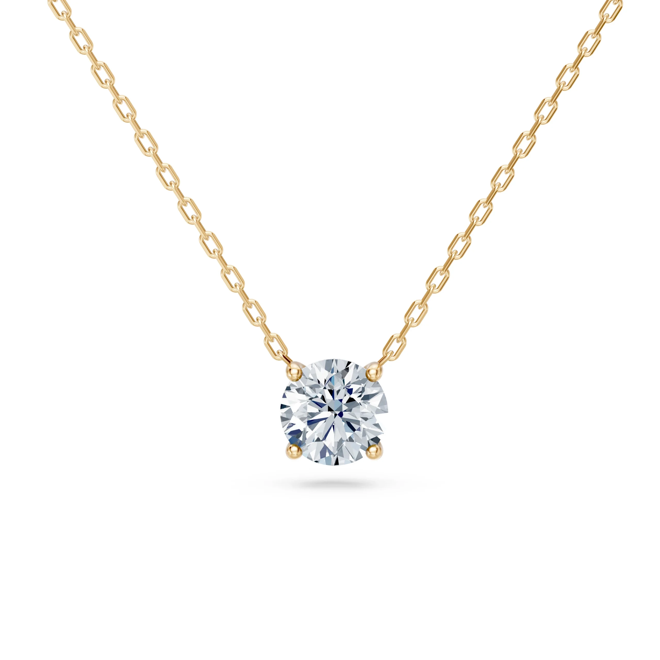Diamond Necklaces in solid gold – Azure Chic fine jewellery