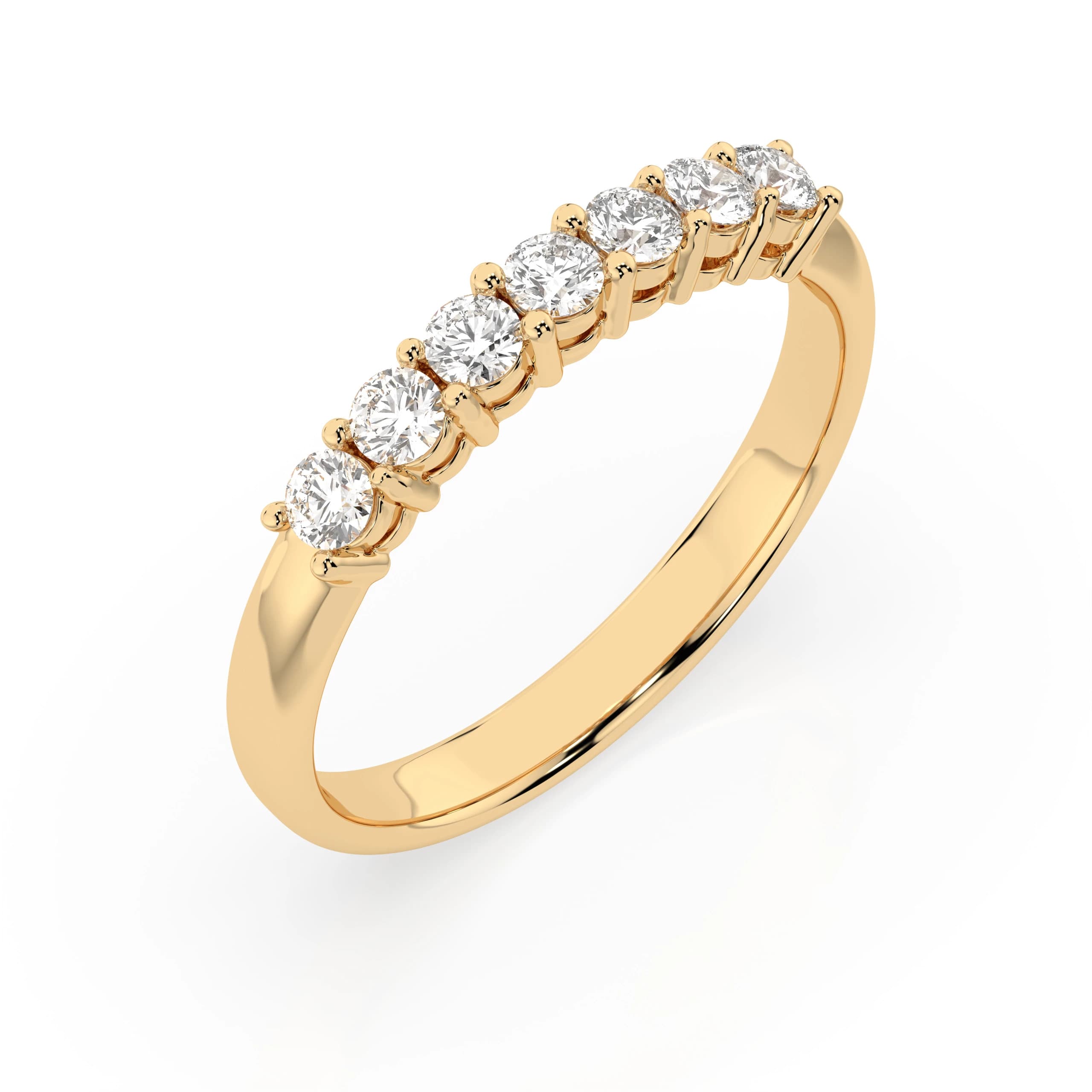 Melina 0.42 ct tw Seven-Stone Diamond Eternity Ring – Azure Chic fine jewellery